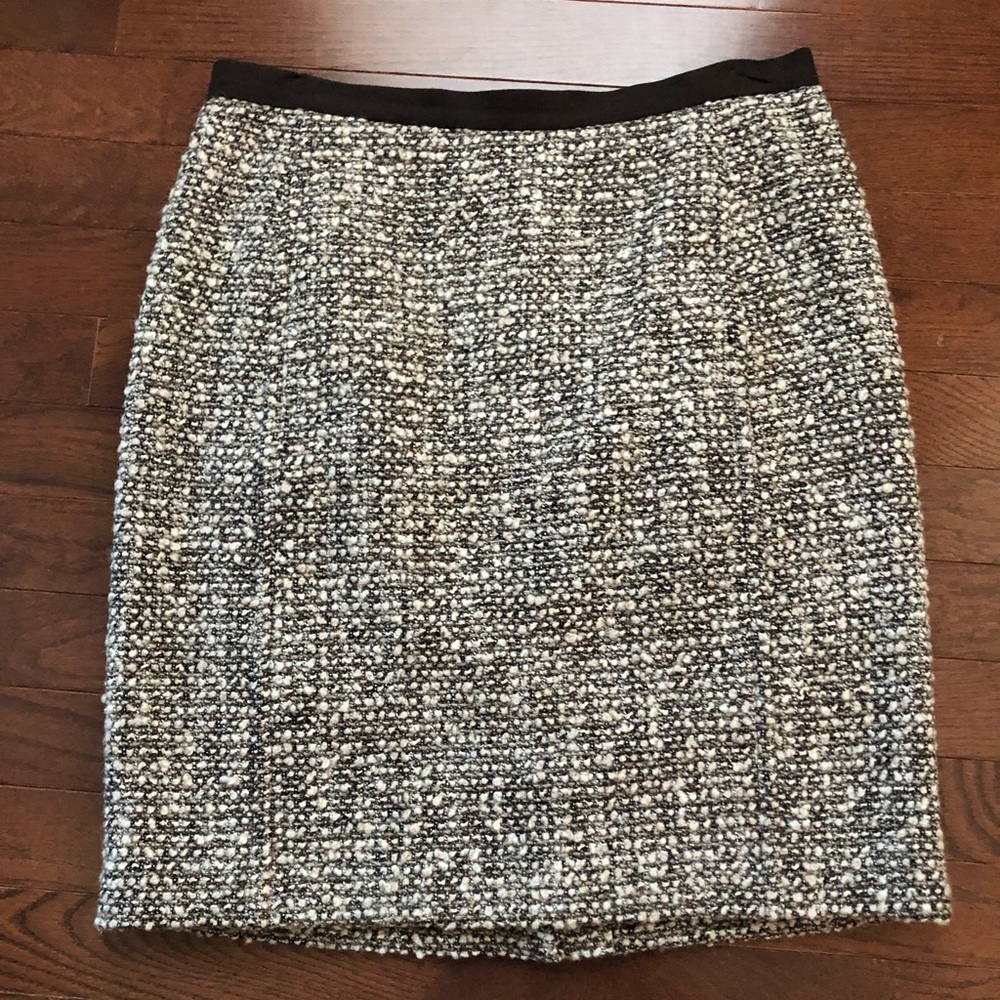 Talbots Size 4 Brown Tweed Skirt